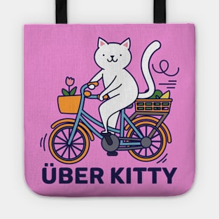 Über Kitty on a Bike Tote
