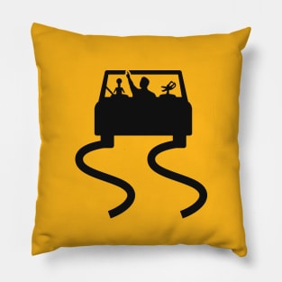 Driving With My Mind Pillow