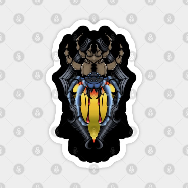 Arachnophobia Magnet by gothicnightmarepws