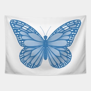 Monarch Butterfly - Steel Blue Tapestry