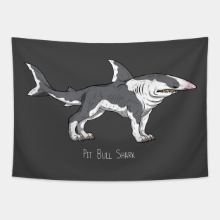 Pit Bull Shark Tapestry