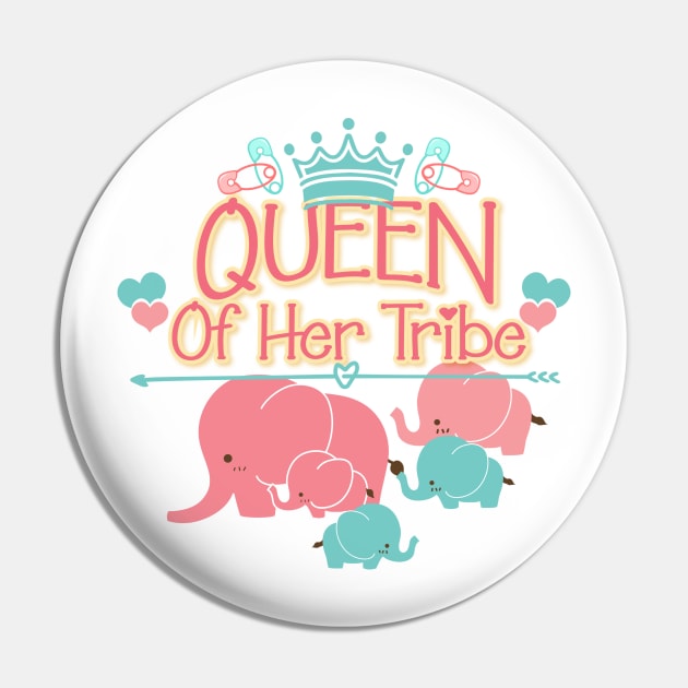 Queen Of Her Tribe Pin by BrillianD