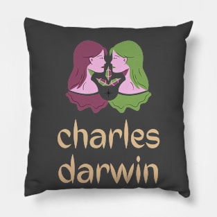 Charles Darwin Pillow