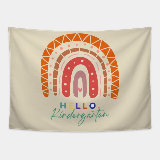 Hello Kindergarten Tapestry by ayuniengtyas