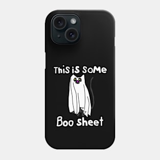 This is Some Boo Sheet Halloween Cat Phone Case