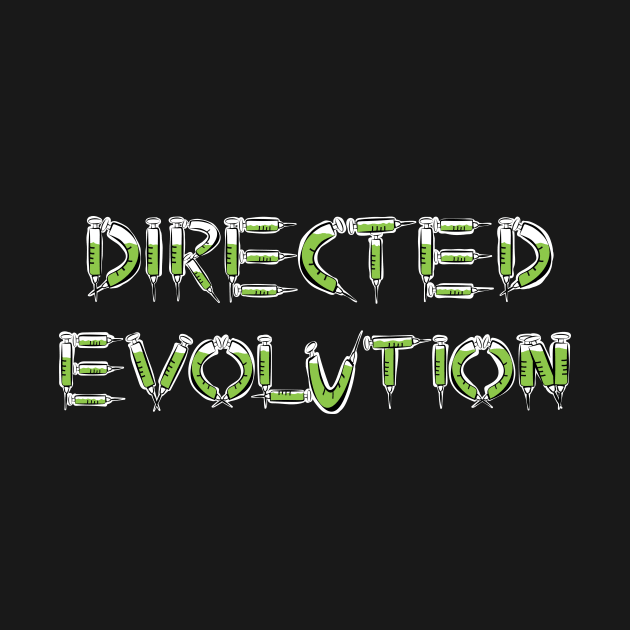 Directed Evolution Graphic Word Art of medical devices forming the phrase Directed Evolution by pelagio