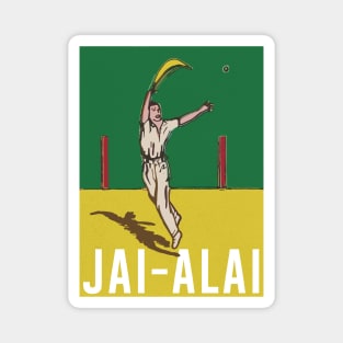 Jai-Alai  - Original Retro Design Magnet