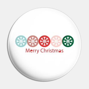 Christmas snowflakes Merry Christmas Pin