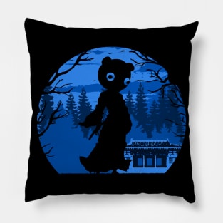 Teddy Samurai Pillow