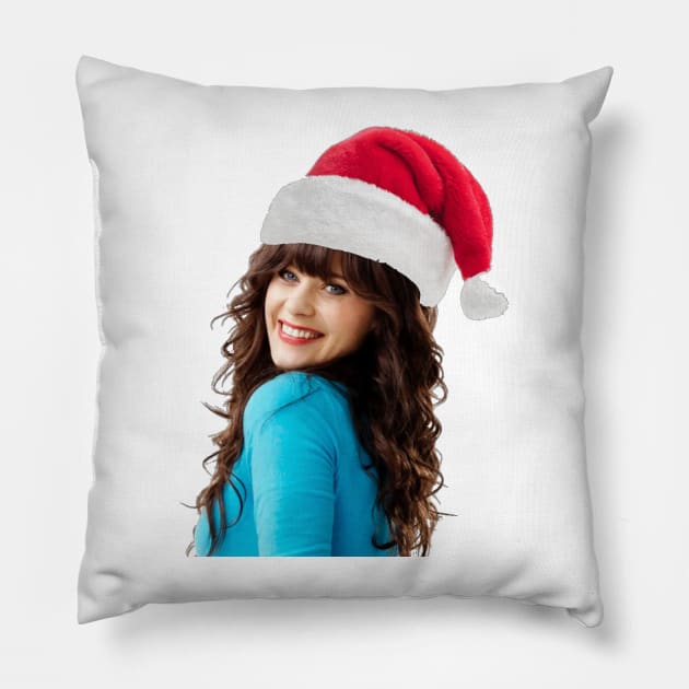 New Girl Christmas Pillow by marisaj4488