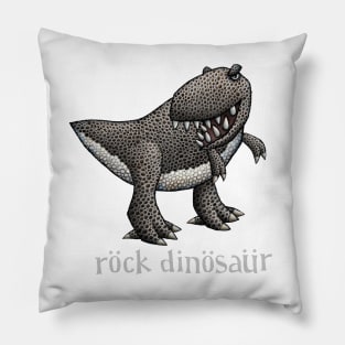 Rock Dinosaur # 2 Pillow