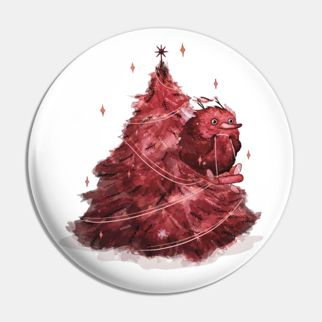 Kurent sledding christmas tree Pin by Hana Nekrep Art