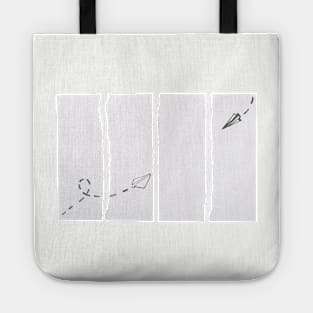 Paper Aeroplanes Sketch Tote