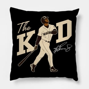 Ken Griffey Jr The Kid Basketball Legend Signature Vintage Retro 80s 90s Bootleg Rap Style Pillow