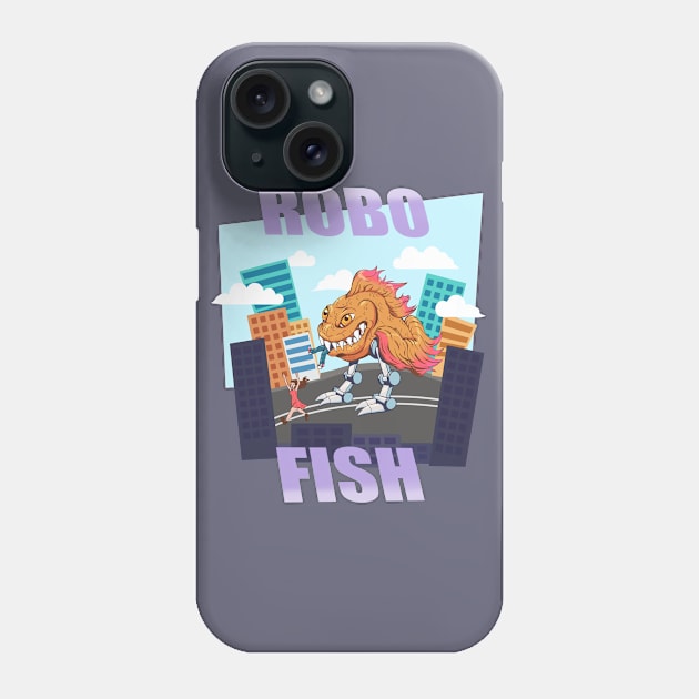 Robo Fish Phone Case by ruben