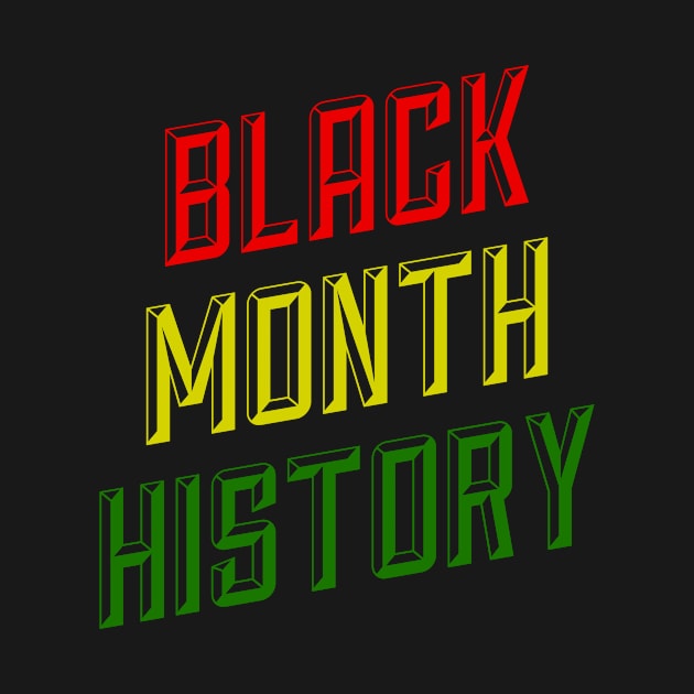 BLACK MONTH HISTORY by Ajiw