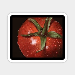 Wet Tomato Painting Magnet