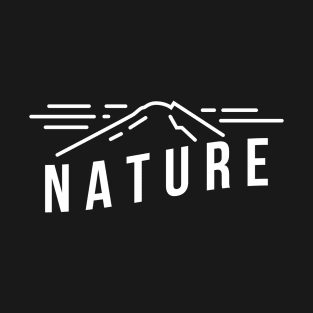 Nature Mountain Lineart T-Shirt