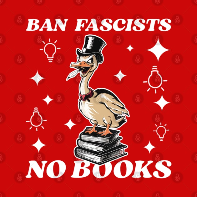 Ban fascists no books by Qrstore