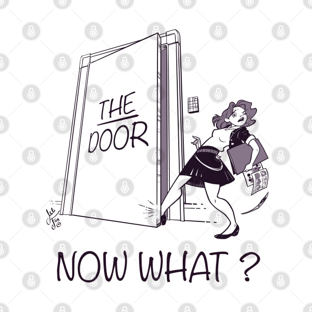 Foot In The Door: Now What? by Mili Fay Art