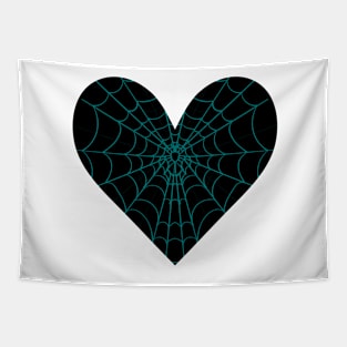 Spider Web Heart V6 Tapestry