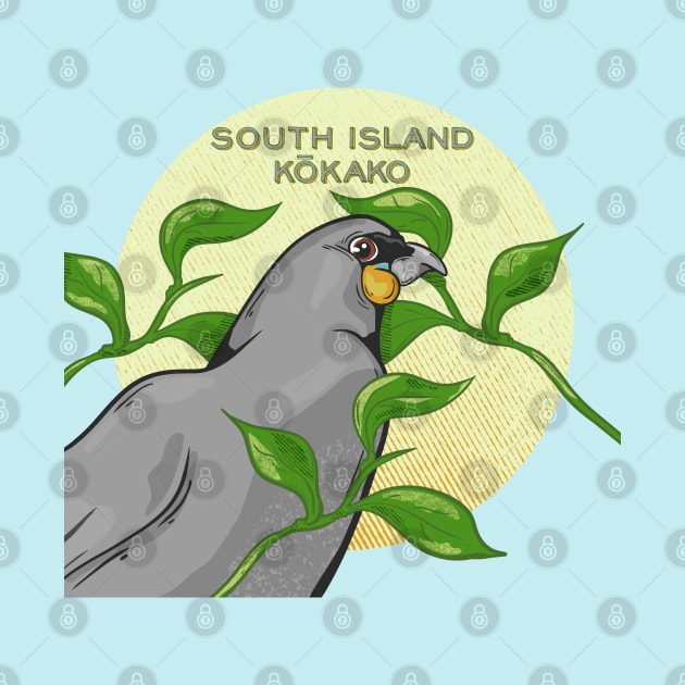 South Island Kokako by mailboxdisco