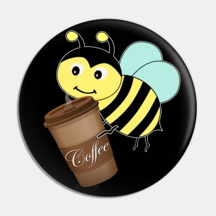 Coffee Bee Pin