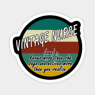 Vintage nurse Magnet