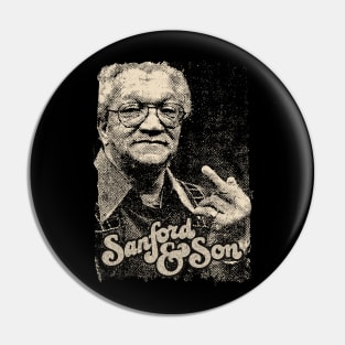 Middle finger Redd Foxx Vintage Pin