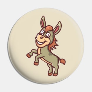 cute little prancing donkey Pin