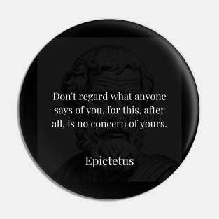 Epictetus's Counsel: Detach from Others' Opinions Pin