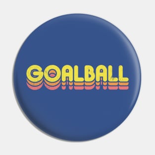 Retro Goalball Pin