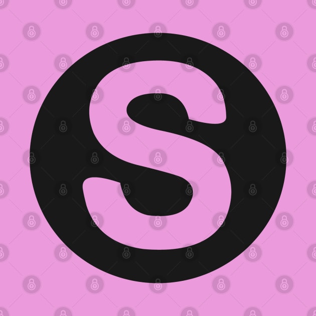 letter s pink by persa