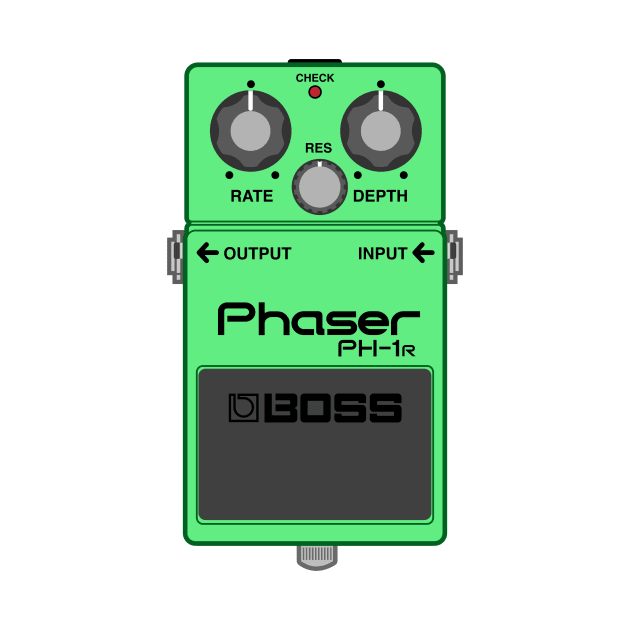 Boss PH-1r Phaser Guitar Effect Pedal by conform