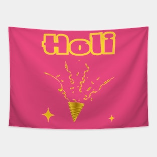 Indian Festivals -  Holi Tapestry