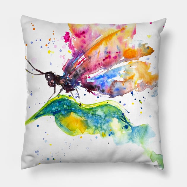 Abstract Butterfly Pillow by beaugeste2280@yahoo.com