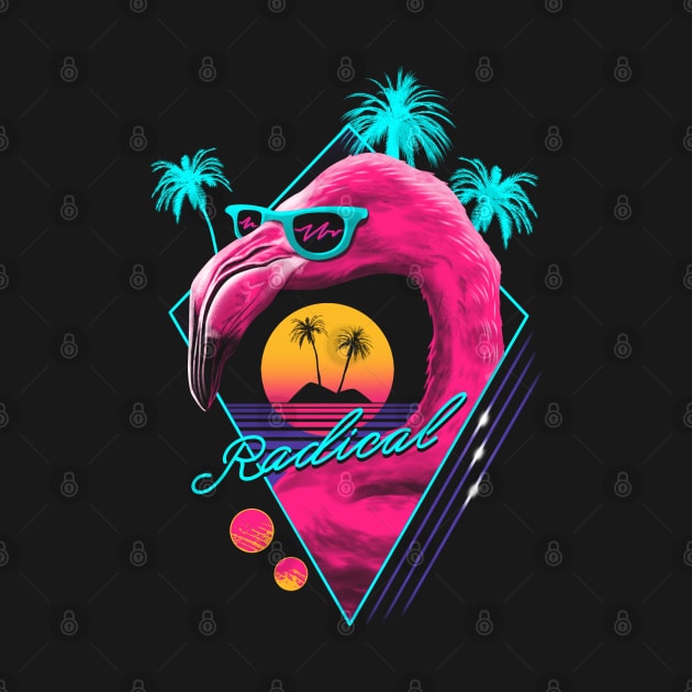 Rad Flamingo by Vincent Trinidad Art