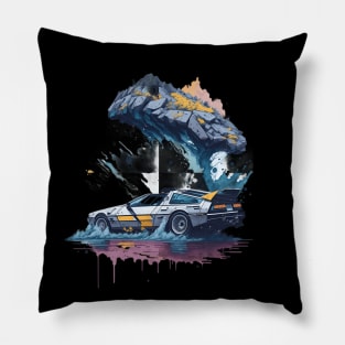 DMC DeLorean Art Pillow