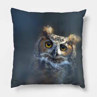Great Horned owl Pillow
