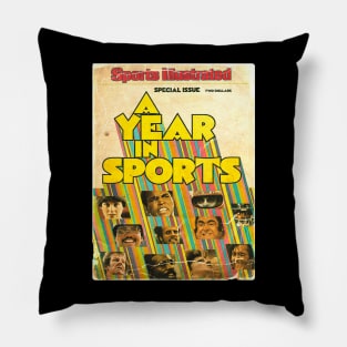 COVER SPORT - A YEARS IN SPORTS Pillow