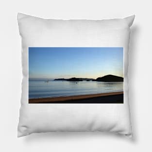 Sunrise over Bay of Islands, New Zealand Pillow