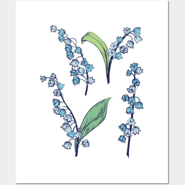 Lily of the Valley Art Print, Made in the USA