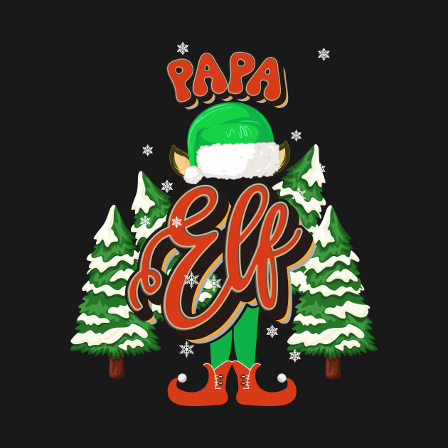 PAPA ELF CHRISTMAS by HomeCoquette