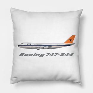 Classic South African Airways 747-244 Pillow