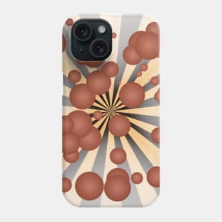 Brown chocolate balls Phone Case