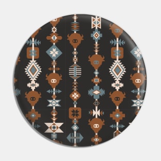 American Tribal Black Pin