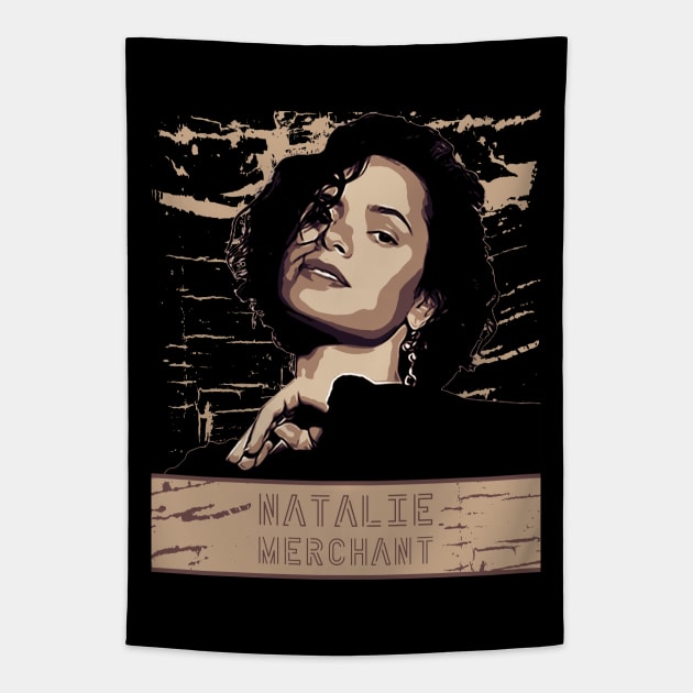 Natalie Merchant Tapestry by Degiab