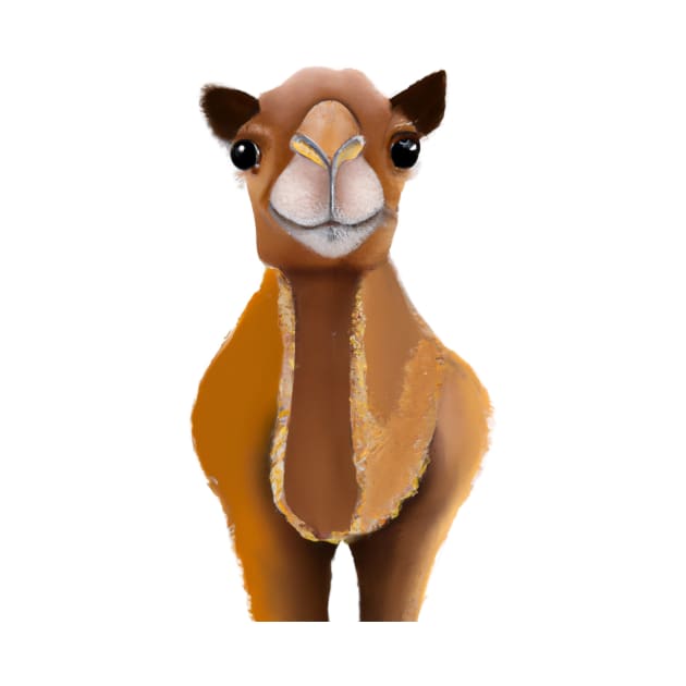 Cute Camel Drawing by Play Zoo