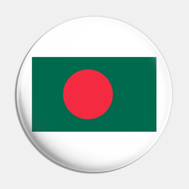 Flag of Bangladesh Pin by COUNTRY FLAGS