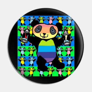 Graffiti,Panda,Rainbow by LowEndGraphics Pin